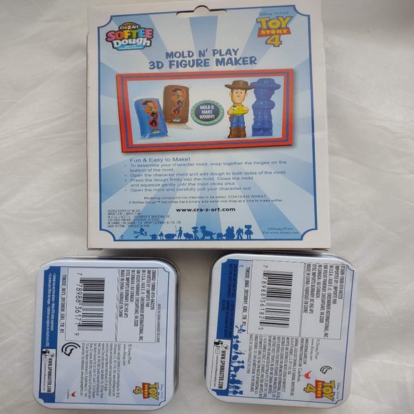 NWT 3 Piece Disney Pixar Toy Story 4 Mold N Play 3D Figure Maker and Puzzles Set - Picture 5 of 7